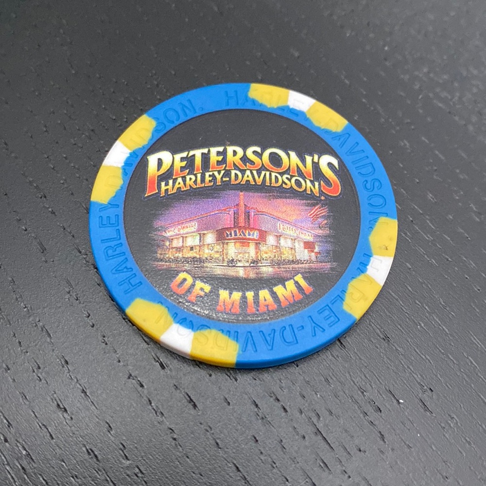 Harley-Davidson Poker Chip - Miami, Florida